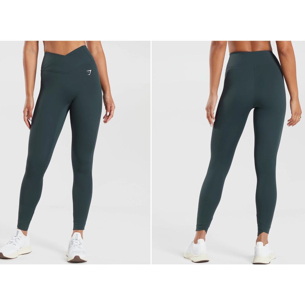 Gymshark Dark Green Leggings NWT